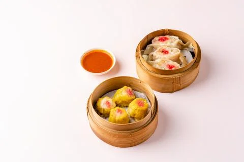 Assorted Chinese Dimsum Stock Photos