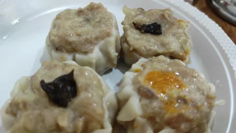 Assorted Chinese dumplings Stock Footage 264157095