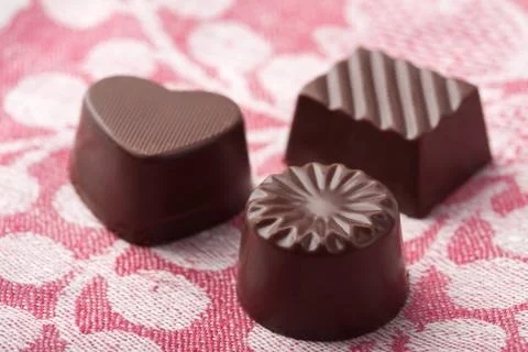 Assorted chocolate candies Stock Photos