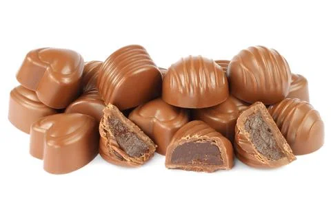Assorted chocolate candies Stock Photos