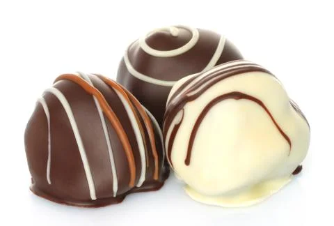 Assorted chocolate candies. Foto stock