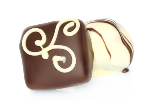 Assorted chocolate candies Stock Photos