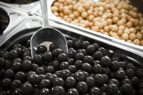Assorted chocolate candies Stock Photos
