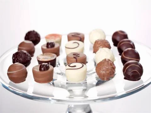 Assorted chocolates Stock Photos