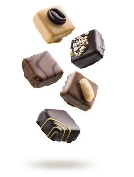 Assorted chocolates Stock Photos