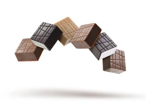 Assorted chocolates Stock Photos