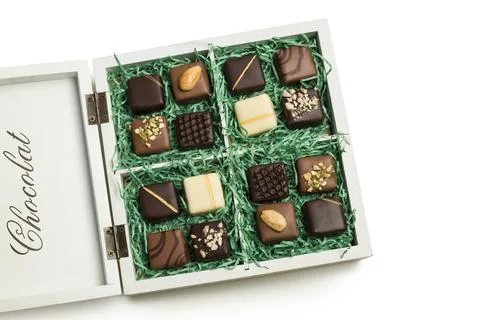 Assorted chocolates Stock Photos
