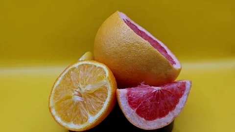 Assorted citrus fruits Stock Footage 330968531
