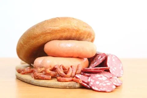 Assorted cold cuts Stock-Fotos