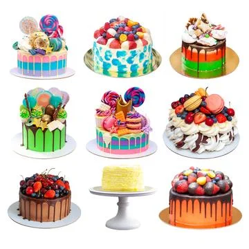 Assorted colorful 9c copy Stock Photos