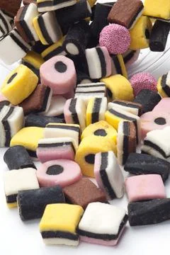 Assorted confetionery Stock Photos