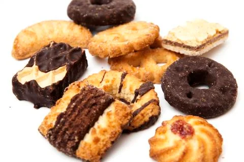 Assorted cookies Stock Photos