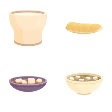 Assorted culinary vector illustrations set Stock Illustration