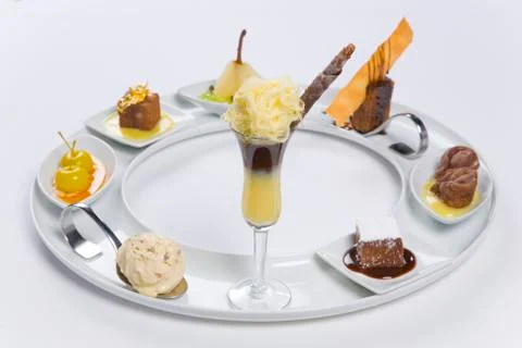 Assorted desserts Stock Photos