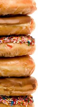 Assorted Doughnuts An assortment of fresh and delicious doughnuts Copyrigh... Stock Photos