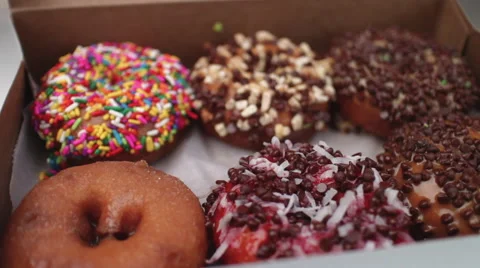 Assorted Doughnuts Video stock 68944373