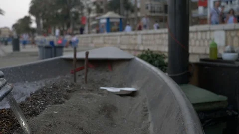 Assorted fish being roasted outdoors Stock Footage 112744119