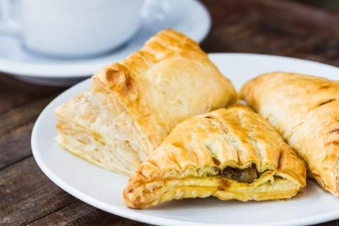 Assorted flavour pie Stock Photos