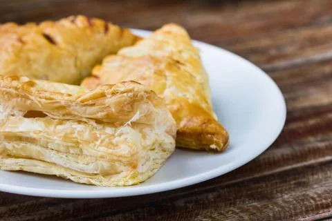 Assorted flavour pie Stock Photos