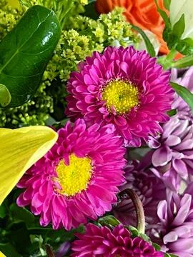Assorted Flower Bouquet Stock Photos
