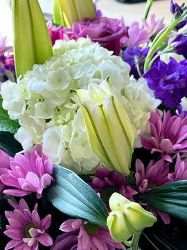 Assorted Flower Bouquet Stock Photos