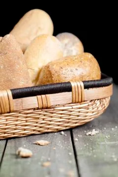 Assorted french bread Stock Photos