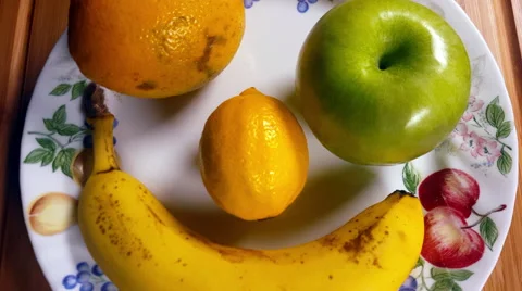 Assorted Fruits Dish 4k Video stock 57157036