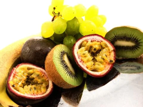 Assorted fruits Stock Photos