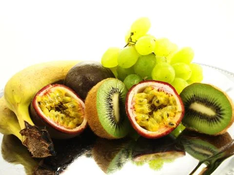 Assorted fruits Stock Photos