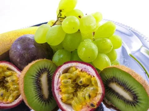 Assorted fruits Stock Photos