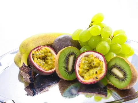 Assorted fruits Stock Photos
