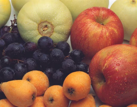 Assorted fruits Stock Photos