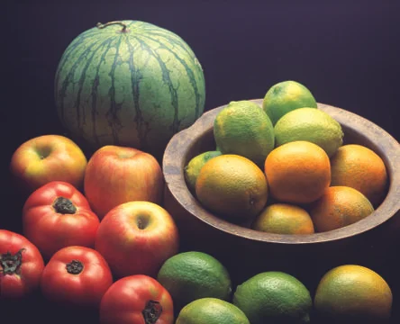 Assorted fruits Stock Photos