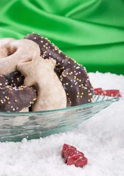 Assorted gingerbread cookies Foto stock