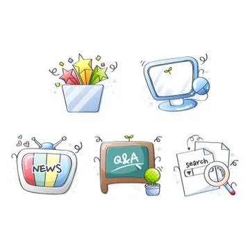 Assorted Icons イラスト素材