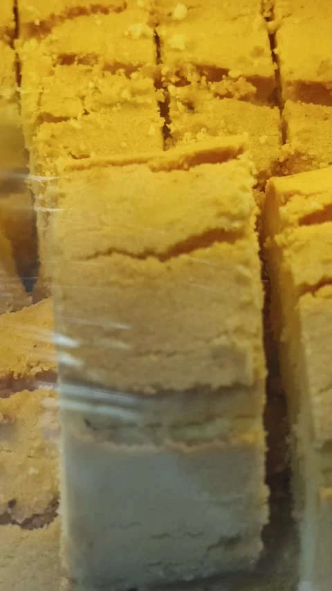 Assorted Indian Traditional Sweets Close Up Dessert Stock Footage 330278957