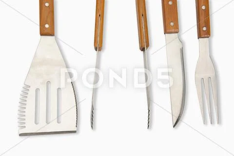 Assorted kitchen utensils Stock Photos