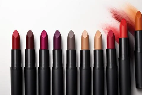Assorted make up in studio Stock Photos