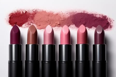 Assorted make up in studio Stock Photos