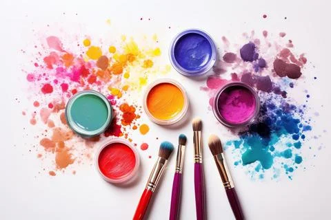 Assorted make up in studio Stock Photos
