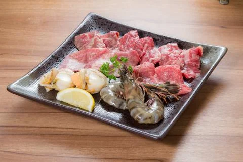 Assorted meat Stock Photos