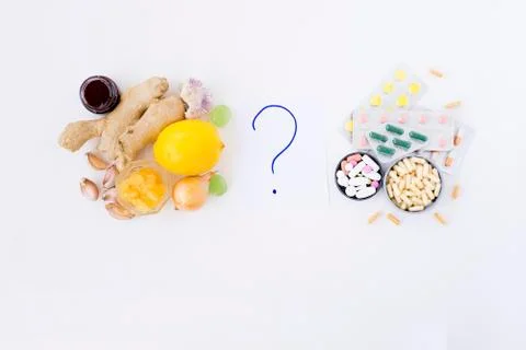 Assorted medicine pills Stock Photos