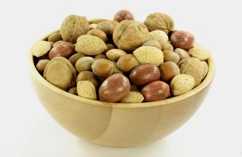 Assorted nuts. Stock Photos
