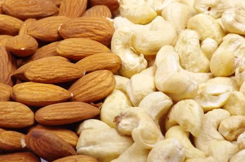 Assorted nuts Foto stock