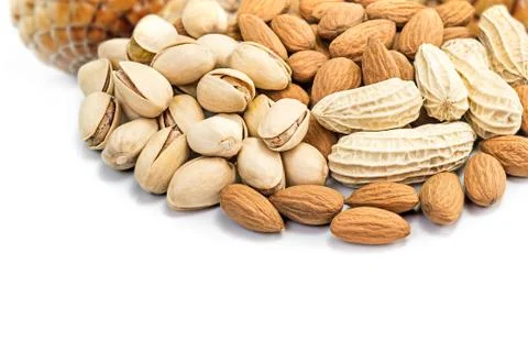 Assorted nuts Stock Photos