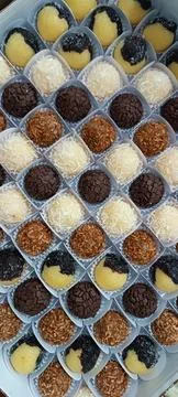 Assorted party sweets Stock Photos