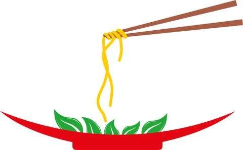 ASSORTED PASTA AND SALAD DISH Illustrazione stock