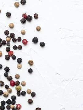 Assorted peppercorns 스톡 사진