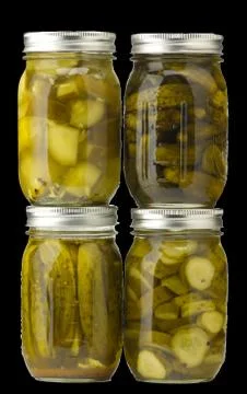 Assorted pickles Foto stock