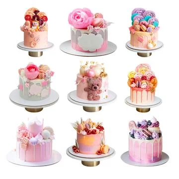 Assorted pink 9pc copy Stock Photos